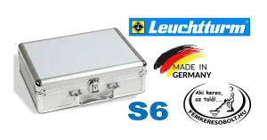 Leuchtturm fémkeresős érmetartó koffer S6