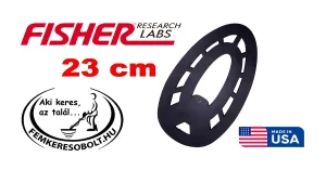 Fisher fémkereső eliptikus szondavédő burkolat 23 cm