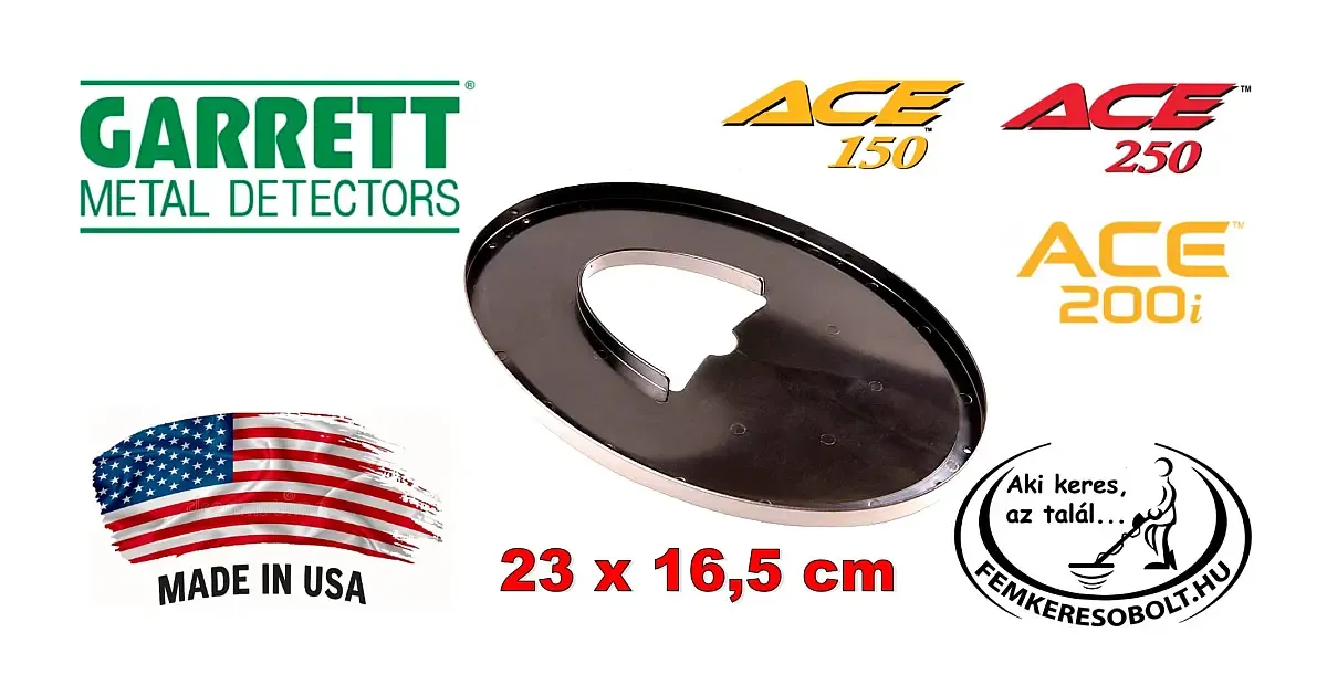 Garrett Ace 150 250 200i fémkereső szondavédő burkolat