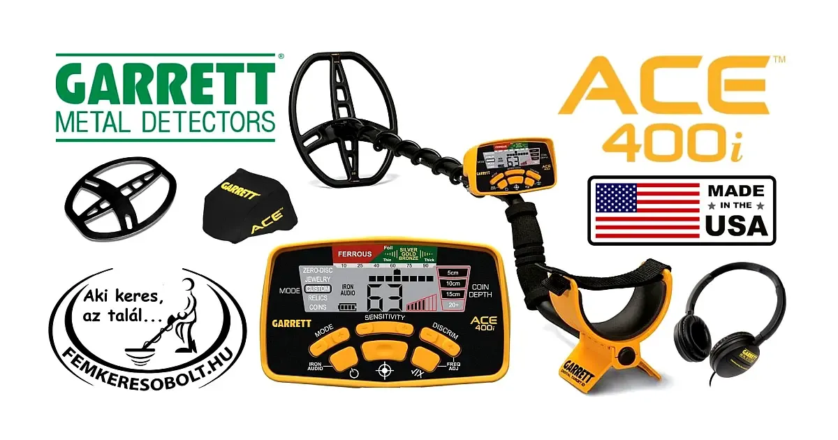 Garrett Ace 400i fémkereső