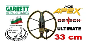 Garrett Ace Apex fémkereső 33 cm-es ultimate DD szonda