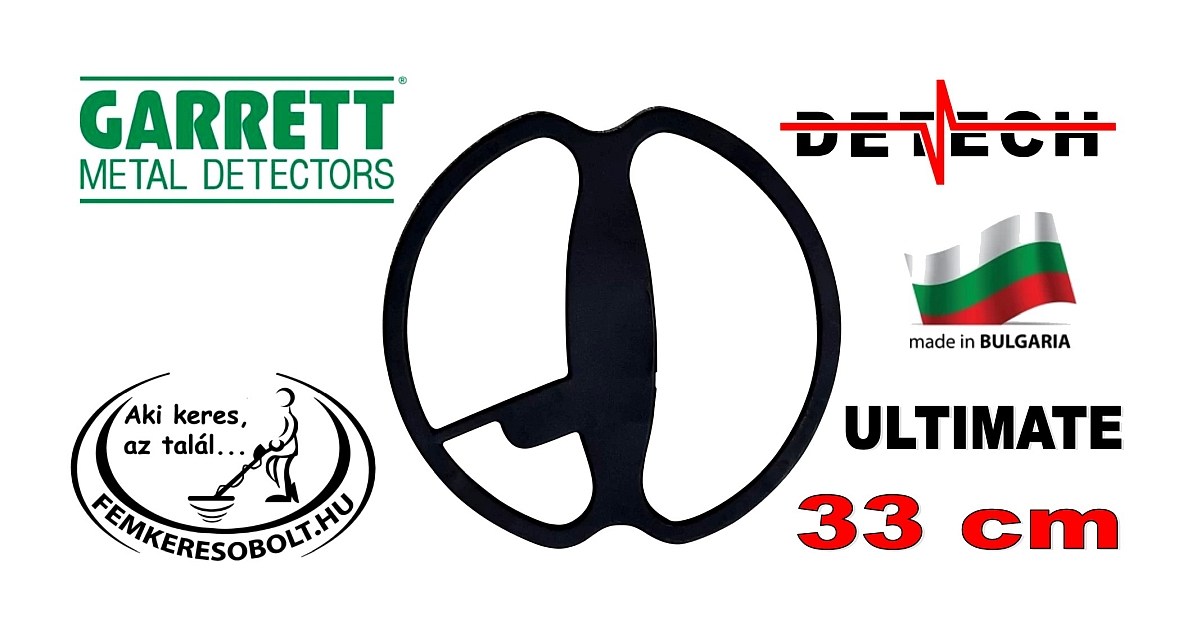 Detech Ultimate fémkereső szondavédő burkolat 33 cm-es