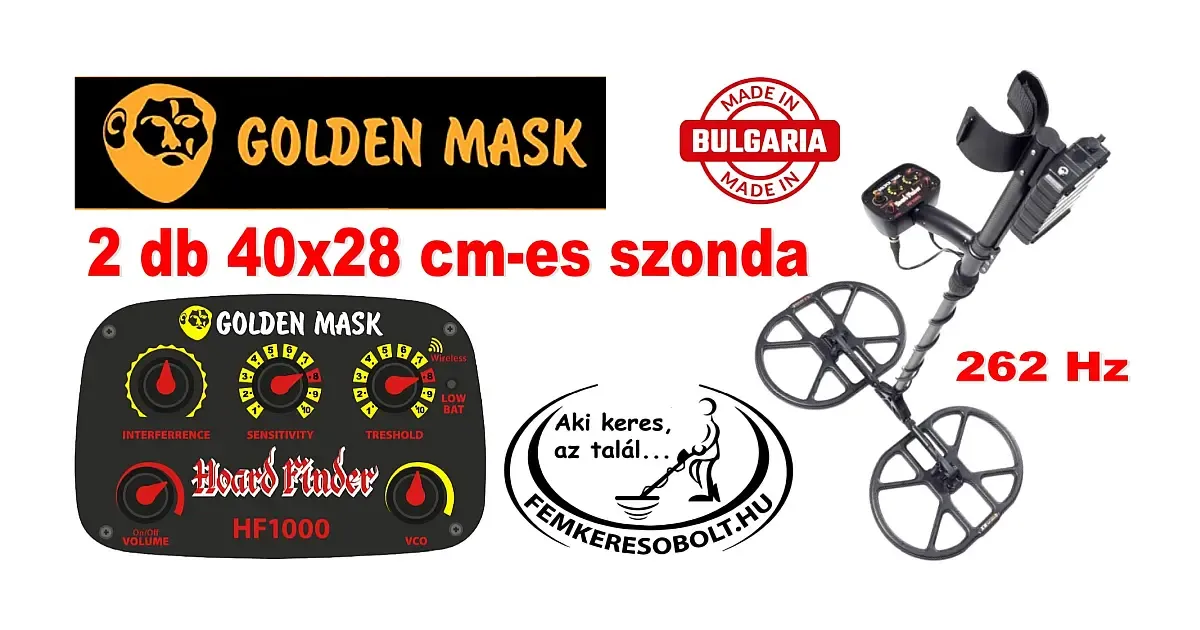 Golden Mask HF1000 fémkereső