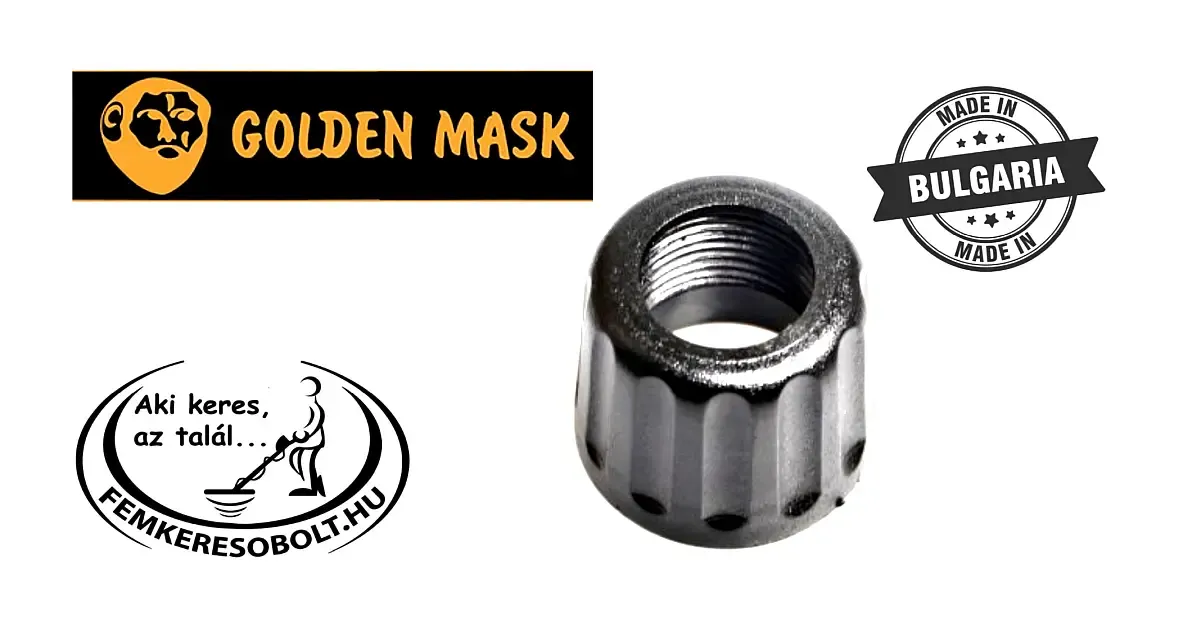 Golden Mask fémkereső szárrögzítő záróanya