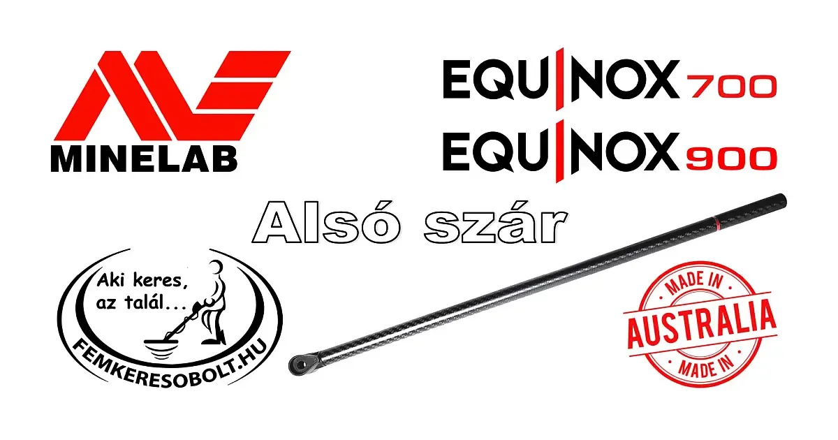 Minelab Equinox 700/900 fémkereső alsó szár