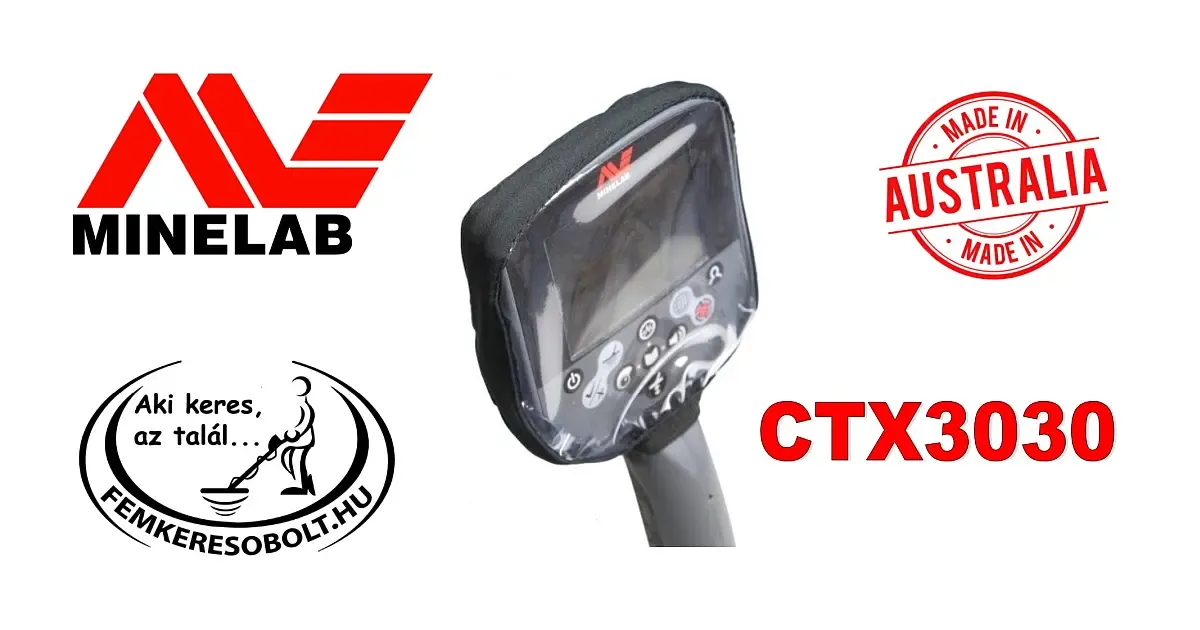 Minelab CTX300 fémkereső elektronika védőburkolat