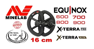Minelab fémkereső 16 cm-es szonda
