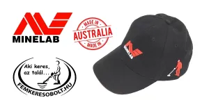 Minelab fémkeresős prémium baseball sapka