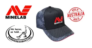 Minelab fémkeresős CAMO mintás sapka