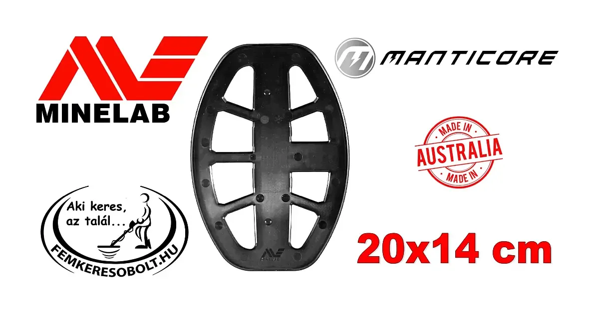 Minelab Manticore fémkereső 20x14 cm-es szondavédő burkolat