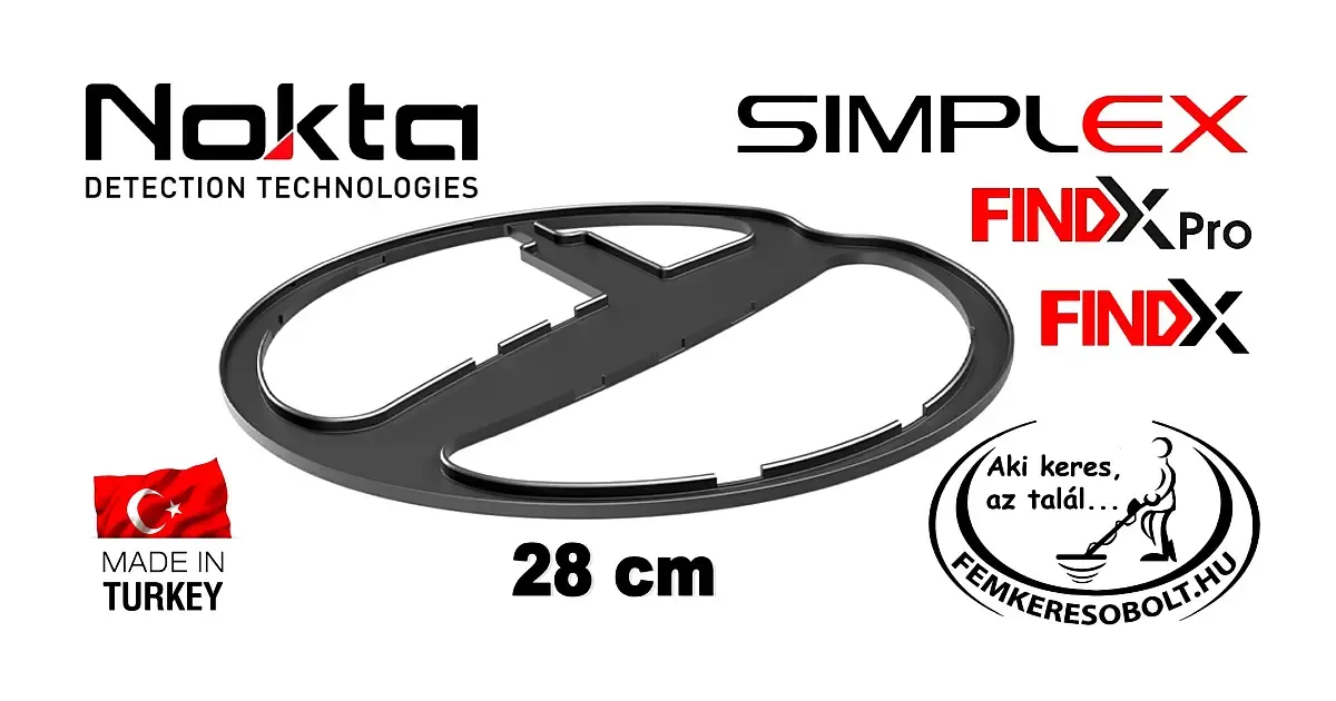 Nokta fémkereső szondavédő burkolat 28 cm