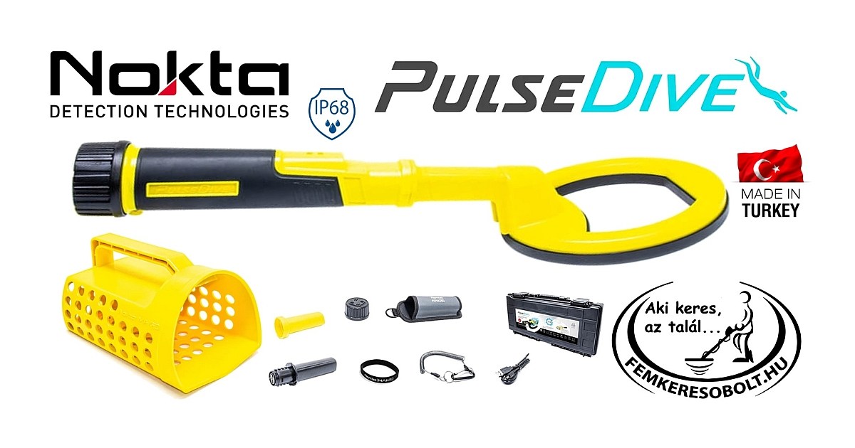 Nokta PulseDive 14 cm szondával ásószitával