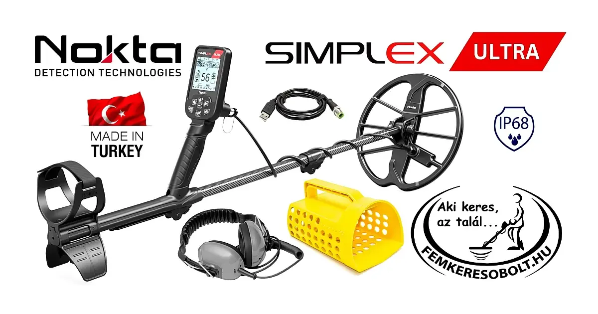 Nokta Simplex Ultra vízálló fejhallgató szita