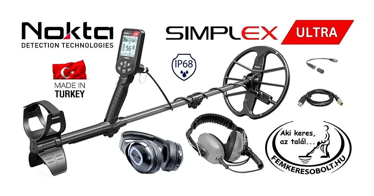 Nokta Simplex Ultra WHP vízálló fejhallgató