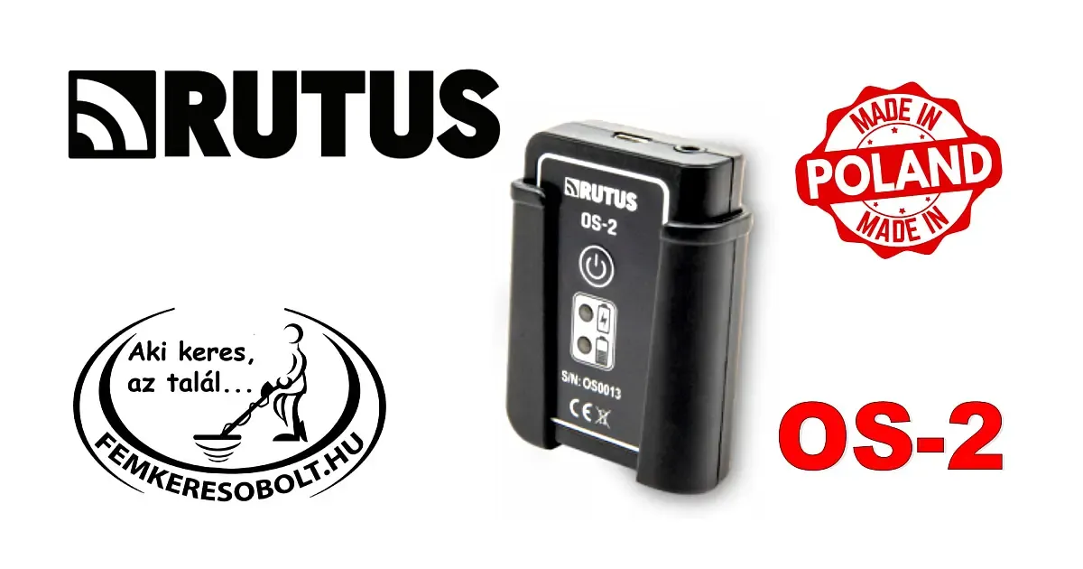 Rutus fémkereső OS-2 jeltovábbító modul