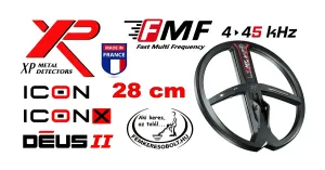 XP 28 cm-es Szonda DEUS 2 ICON ICONX fémkeresőre