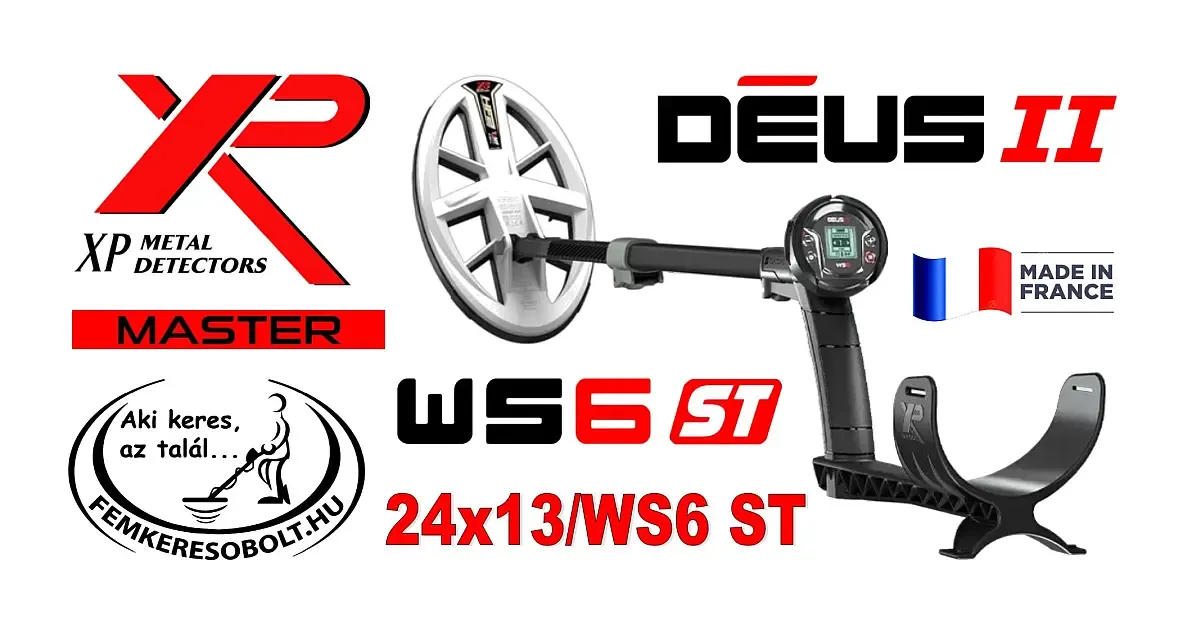 XP DEUS fémkereső 24x13-WS6-ST