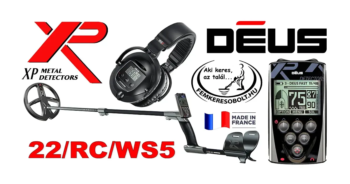 XP DEUS femkereso 22-RC-WS5