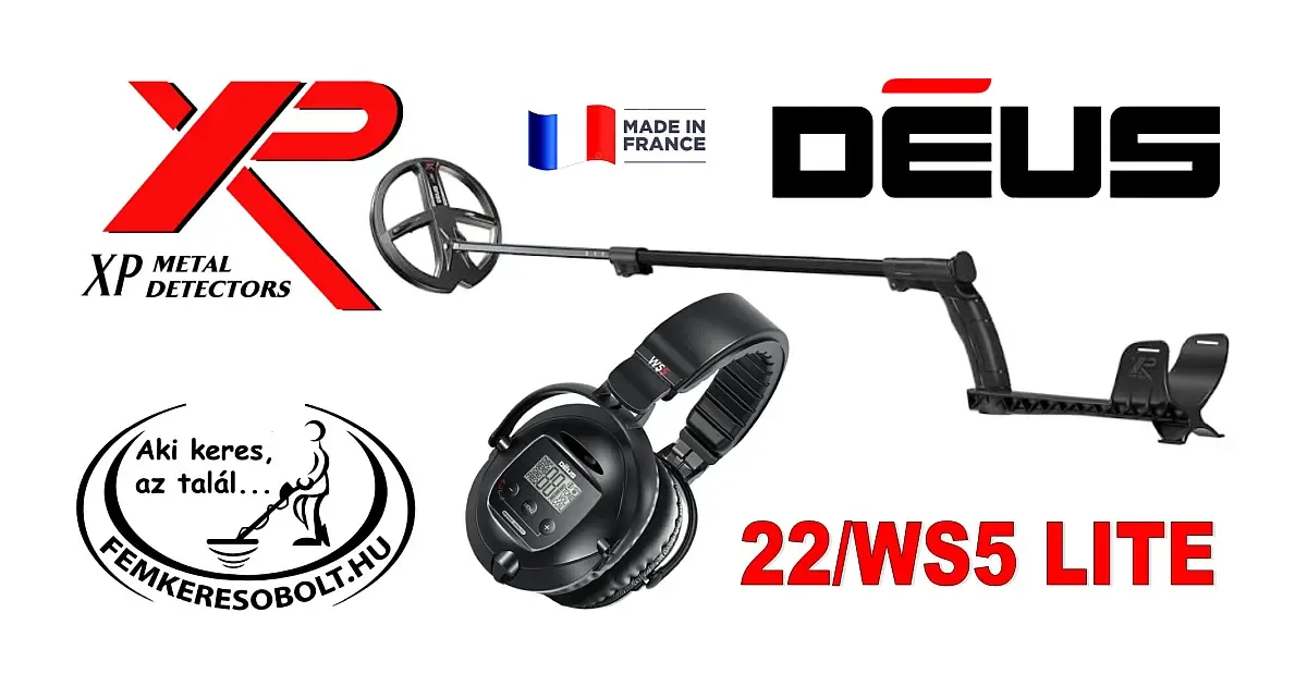 XP DEUS fémkereső 22-WS5 Lite
