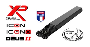XP fémkereső 24x13 HF2 szonda külső akkumulátor
