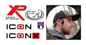XP ICON X fémkereső BH-02 csontrezgéses fejhallgató