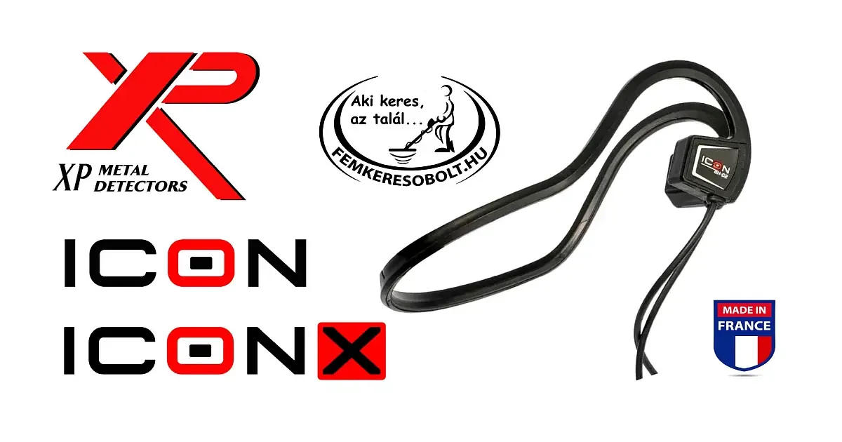 XP ICON X fémkereső BH-02 csontrezgéses fejhallgató