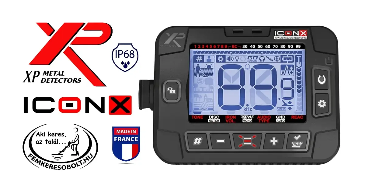 XP IXON X fémkereső elektronika
