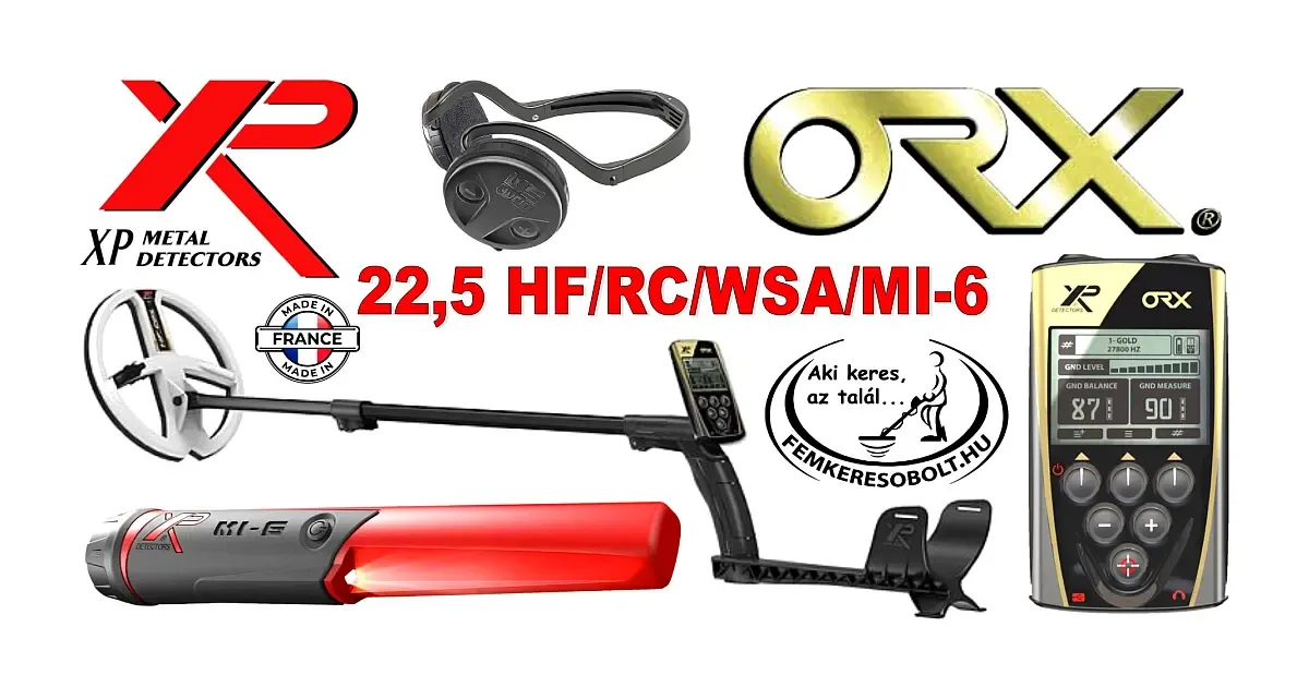 XP ORX 22,5 HF/RC/WSA/MI-6 fémkereső