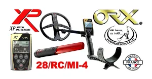 XP ORX fémkereső 28 DD szonda távírányító mi-6 pointer