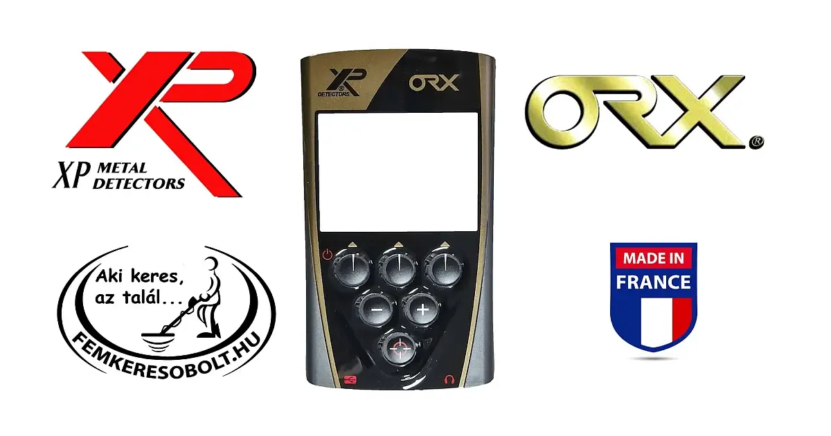 XP ORX fémkereső távírányító előlap