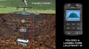 XP DEUS II. XTREM HUNTER fémkereső működés közben